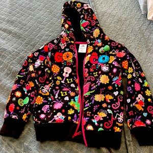 Very pretty COCO jacket from the movie coco,bought in Disneyland.Size small.